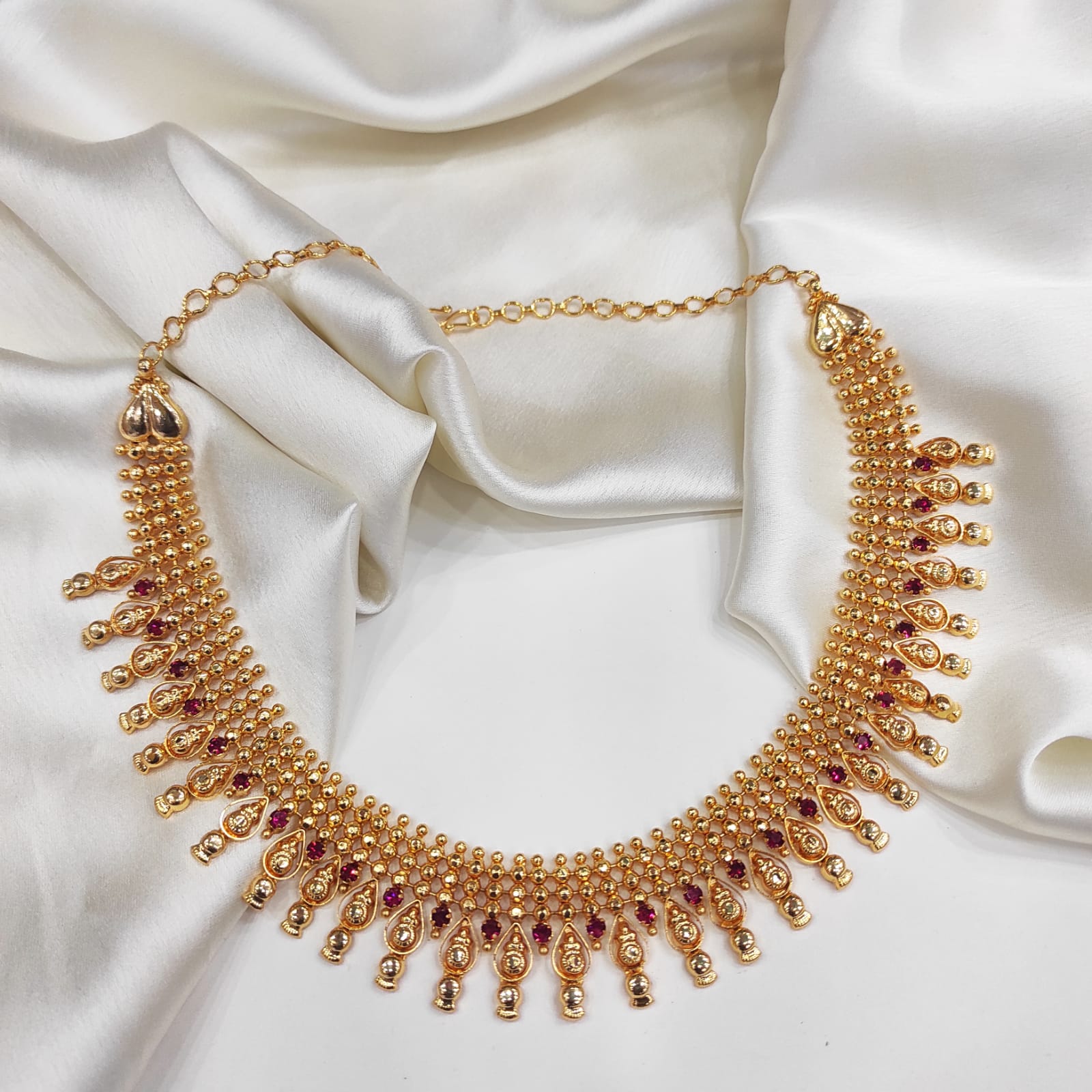  Gold plated Gopikundal traditional necklace