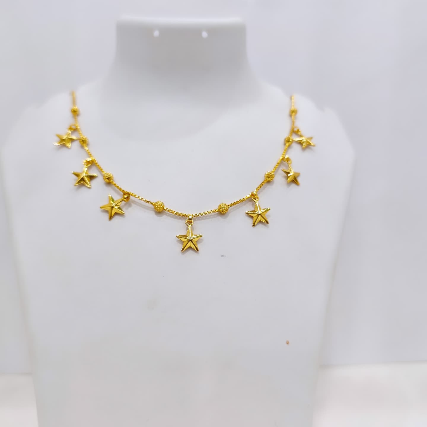 Gold-Plated Star Charm Necklace