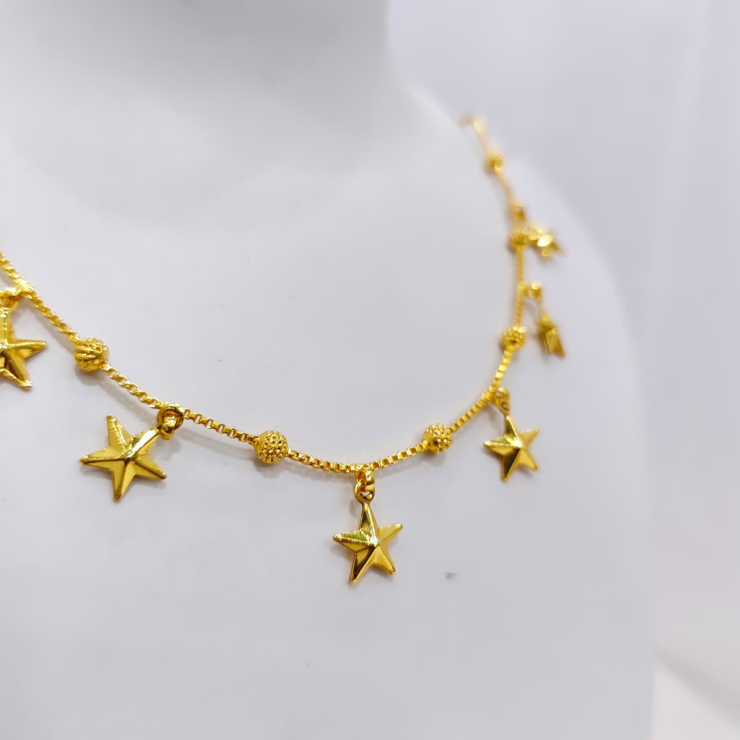 Gold-Plated Star Charm Necklace