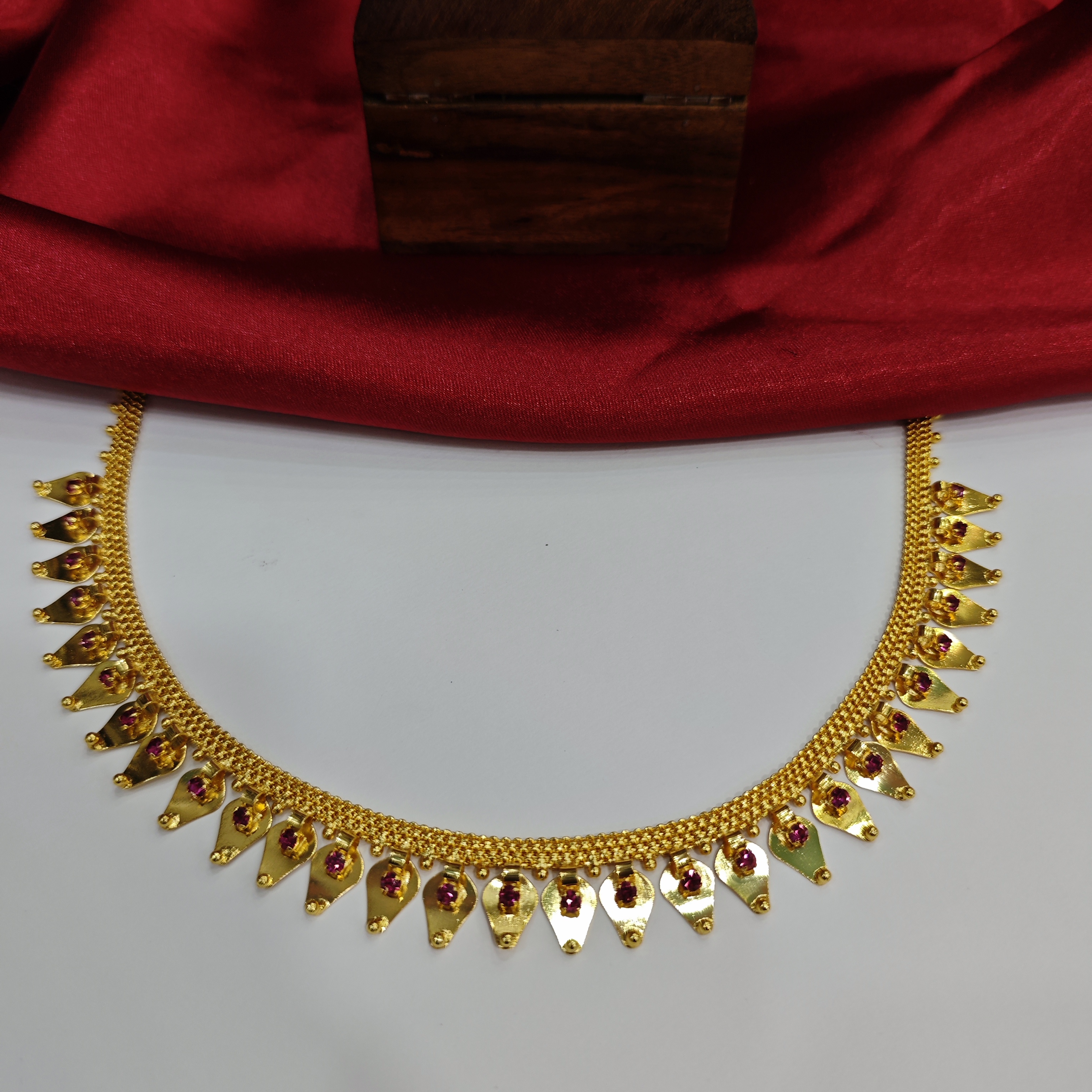 Traditional Thalikootam Gold Plated Necklace