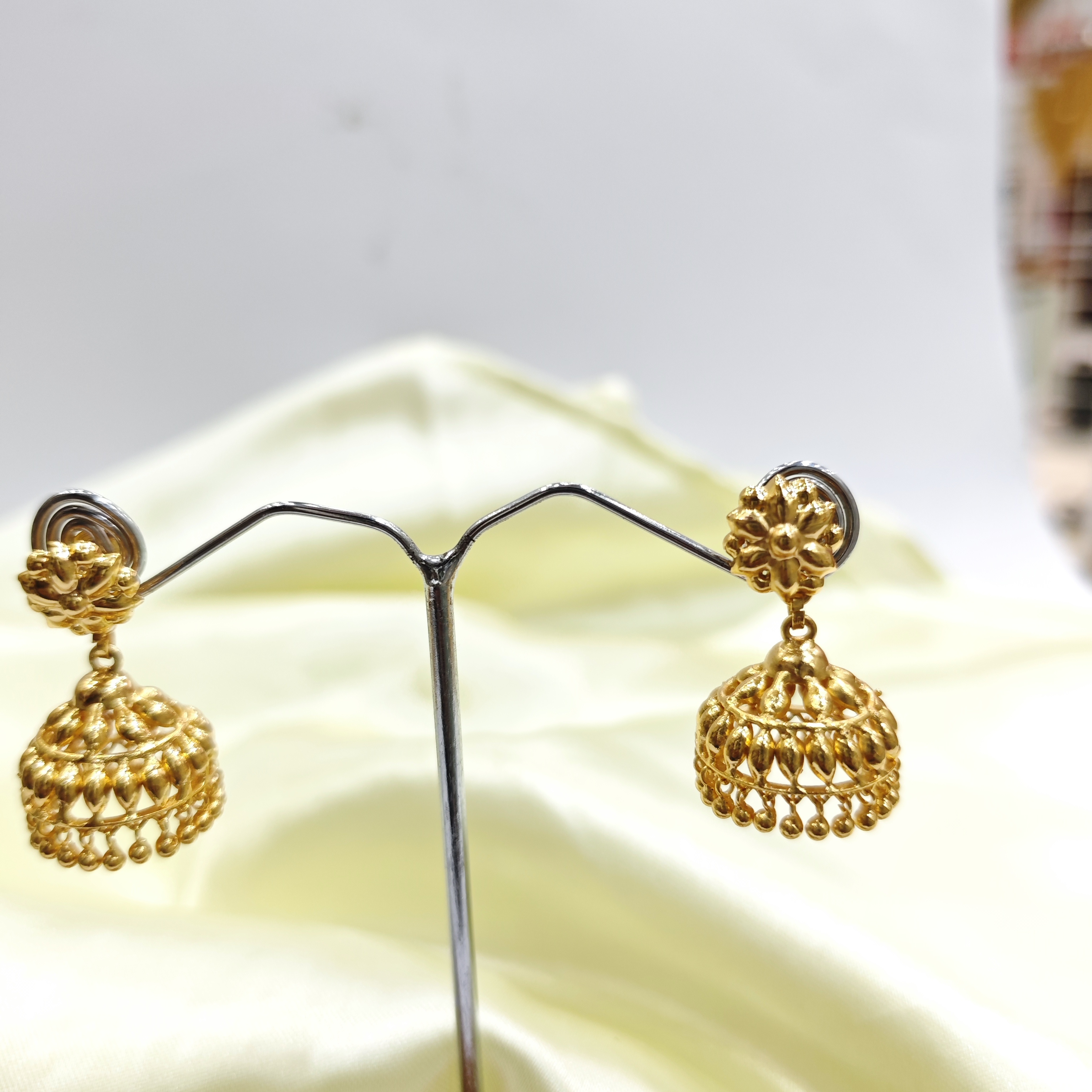 Vasora Traditional nellu small Jhumka Earrings