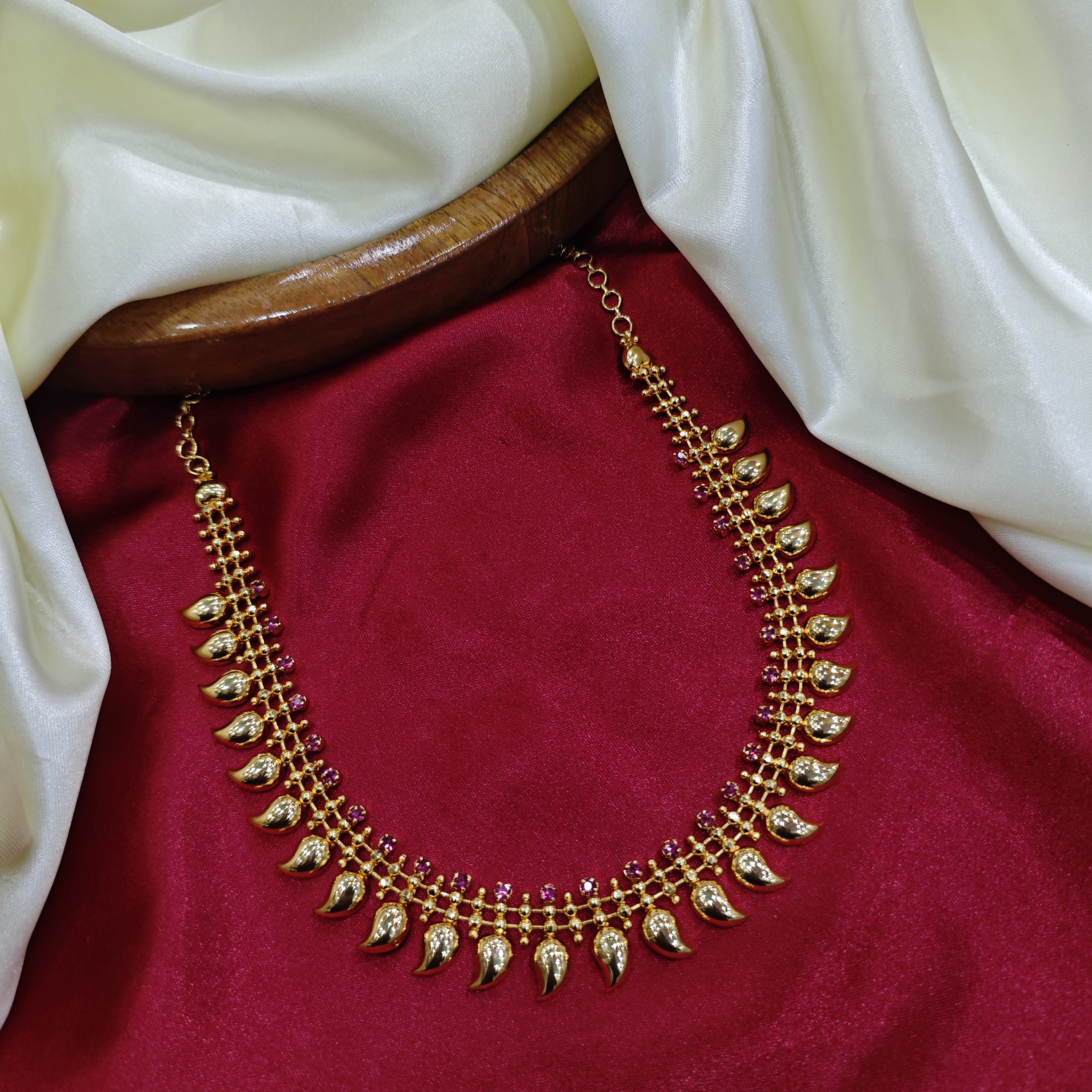 Traditional Gold Plated Mango Necklace