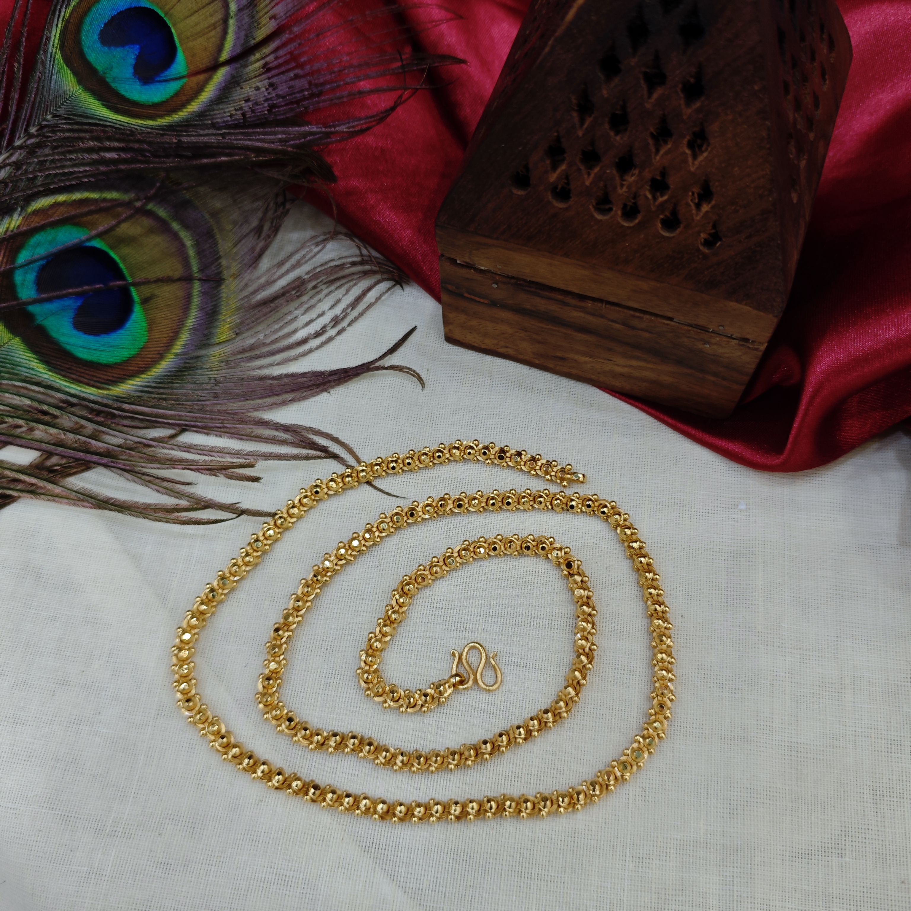 Gold Plated Thalichain 8 Pidi cutting kumala