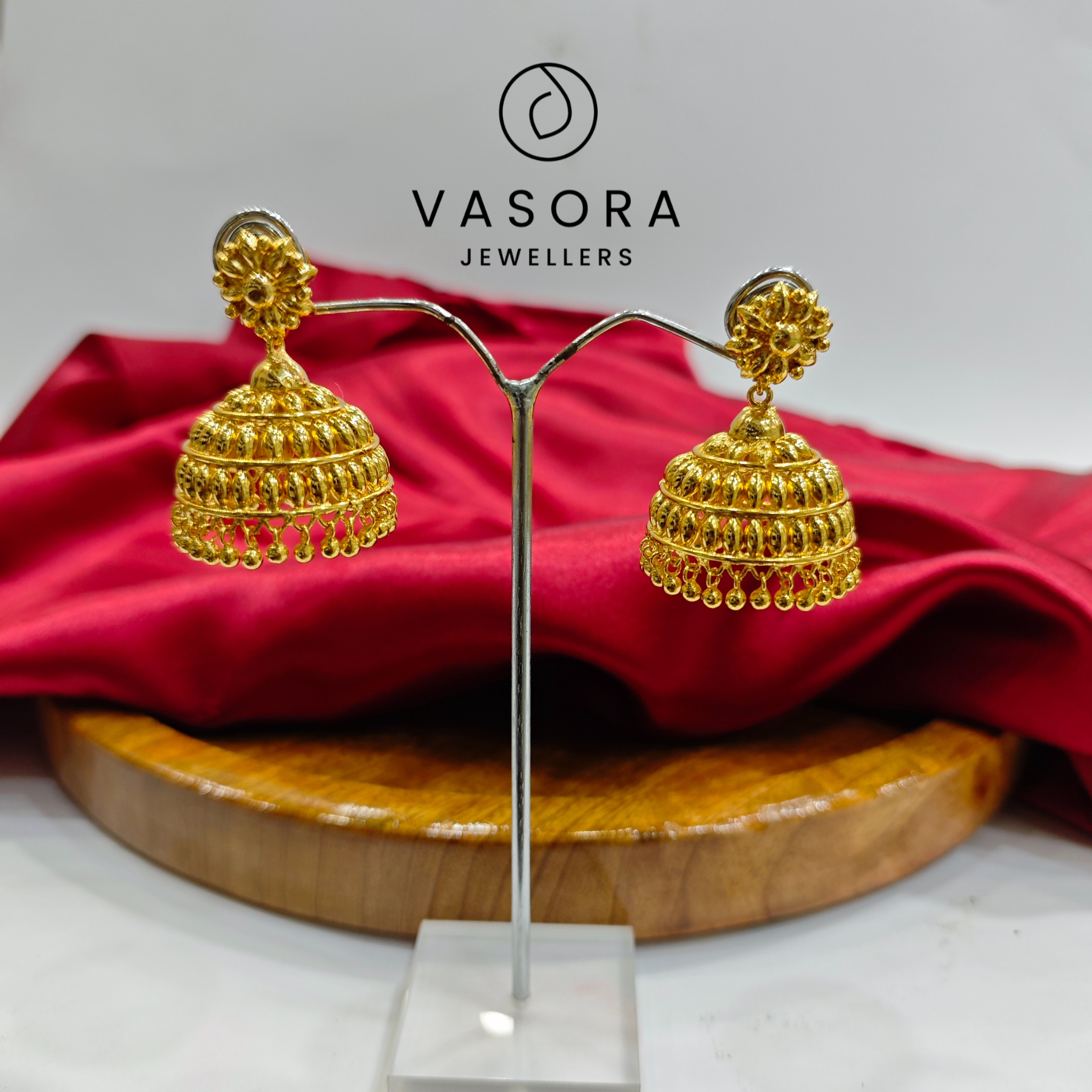 Vasora Traditional nelluJhumka Earrings